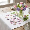 Decorazioni sparse decorazioni per uccelli in legno, pezzi sparsi toni rosa 4 cm 72 pz | Floristik24.it