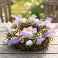 Piume corte 30g viola chiaro | Floristik24.it