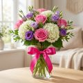 Nastro regalo e decorativo 15 mm x 50 m Rosa | Floristik24.it