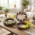 Ghirlande di vite Ø10cm naturali 20 pezzi - decorazione rustica per tavolo e finestra | Floristik24.it