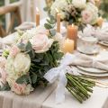 Nastro decorativo in organza bianca arricciata, largo 25 mm, lungo 10 m. | Floristik24.it