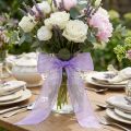 Nastro di chiffon nastro di organza nastro decorativo di organza viola 40mm 20m | Floristik24.it