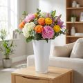 Vaso “Fizzy” Ø20cm H35cm bianco 1 pz | Floristik24.it