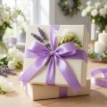 Nastro regalo e decorativo in taffetà lilla 8 mm 50 m | Floristik24.it