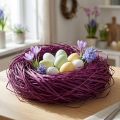 Rafia decorativa per realizzare rafia naturale rafia viola 300 g | Floristik24.it