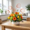 Bobina di canna arancione 25 pz. | Floristik24.it