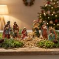 Figure presepe dipinte a mano 2cm - 9cm 7pz | Floristik24.it