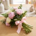 Nastro decorativo regalo nastro rosa orlato 25mm 3m 10pz | Floristik24.it