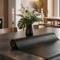Tessuto decorativo in finta pelle nera pelle nera 33 cm×1,35 m | Floristik24.it