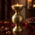 Portacandele orientale porta tealight in metallo 25cm | Floristik24.it