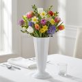 Vaso “Szwed” bianco Ø13cm - 20cm, 1pz | Floristik24.it