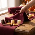 Nastro di feltro di lana, rosso scuro, 15 cm x 5 m, per decorazioni e lavori artigianali | Floristik24.it