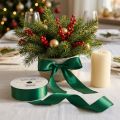 Nastro regalo e decorativo 40 mm x 50 m verde scuro | Floristik24.it