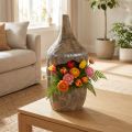 Scultura decorativa in legno di paulownia Ø15cm H39cm | Floristik24.it