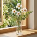 Fiori artificiali Cosmea fiori di seta bianca H51cm 3 pz | Floristik24.it