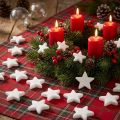 Stelle decorative bianche glitter cospargere decorazione Natale 4/5 cm 36 pz | Floristik24.it