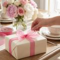 Nastro in organza nastro regalo nastro rosa cimosa 6mm 50m | Floristik24.it
