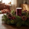 Filo effetto brodo Ø0,30mm 140m Bordeaux per lavori artigianali e decorazioni | Floristik24.it