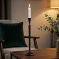 Candeliere Candeliere Nero Metallo Ø13cm H59cm | Floristik24.it