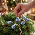 Mini palline di Natale in vetro blu opaco/lucido Ø2cm 44 pz | Floristik24.it