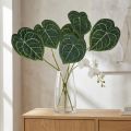 Foglie di Anthurium Artificiale Pianta Finta Verde 96cm | Floristik24.it