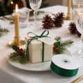 Nastro di raso nastro regalo nastro di tessuto verde scuro 3mm 50m | Floristik24.it