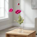 Papaveri artificiali fiori decorativi in seta rosa 70 cm | Floristik24.it