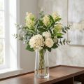 Crema di fiori artificiali Skimmia japonica Skimmie 45 cm 2 pezzi | Floristik24.it