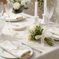 Nastro decorativo nastro regalo cimosa di organza color crema 6 mm 50 m | Floristik24.it