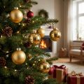 Palla di Natale in vetro Ø6cm mix oro 24 pz | Floristik24.it