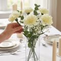 Garofano artificiale bianco 6 pz | Floristik24.it