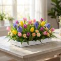 Vassoio per panini bianco OASIS® per fiori e decorazioni 23x11x2,5 cm, set da 25 pezzi | Floristik24.it