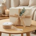 Nastro di velluto nastro decorativo nastro regalo in velluto beige 40mm 8m | Floristik24.it