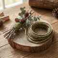 Filo rustico Verde filo per gioielli filo artigianale rustico 3-5 mm 3 m | Floristik24.it