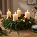 Nastro di velluto nastro regalo nastro decorativo verde L10mm 20m | Floristik24.it