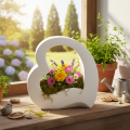 Decorazione a forma di cuore per piante e composizioni floreali, design aperto, forma a cuore moderna, 19 cm | Floristik24.it