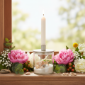 Vaso cilindrico in vetro, trasparente, versatile, 10 cm, 3 pezzi | Floristik24.it