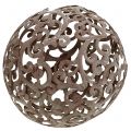 Floristik24 Decorazione da giardino, palla di metallo ruggine Ø18,5cm