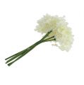Floristik24 Mazzo di ortensie fiori artificiali bianchi L27cm