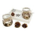 Floristik24 Set regalo con bicchieri tealight
