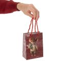 Sacchetto regalo natalizio con motivo a topo, 16 cm, 2 pezzi | Floristik24.it