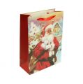 Floristik24 Confezione regalo Babbo Natale 24 cm x 18 cm x 8 cm