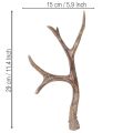 Corna decorative artificiali, ornamenti natalizi rustici, 29 cm, 2 pezzi | Floristik24.it
