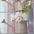 Floristik24 Annaffiatoio per fiori in zinco rosa antico Ø16,5cm H17cm