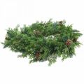 Floristik24 Ghirlanda natalizia ghirlanda decorativa con coni verde 182 cm