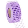 Floristik24 Nastro a rete viola, largo 4,5 cm, rotolo di nastro decorativo per lavori creativi, 10 m