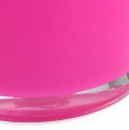 Floristik24 Mini vaso da tavolo rosa Ø10cm H9cm