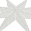 Floristik24 Stella glitterata bianca 10cm 12 pezzi