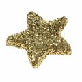 Floristik24 Stelle glitter oro 1,5 cm 144 pezzi