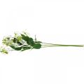 Floristik24 Giglio artificiale, decorazione floreale, pianta artificiale, fiore di seta bianco L82cm 3 pezzi